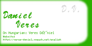 daniel veres business card